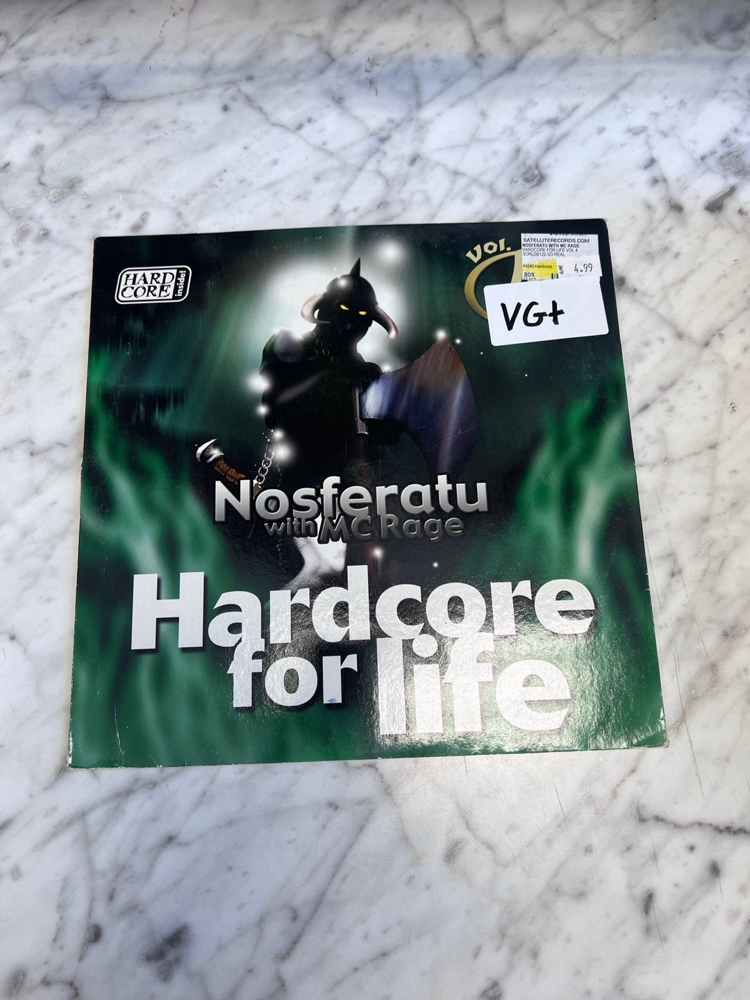 Nosferatu with MC Rage Hardcore For Life (VG+) Condition Vinyl Record VR92825