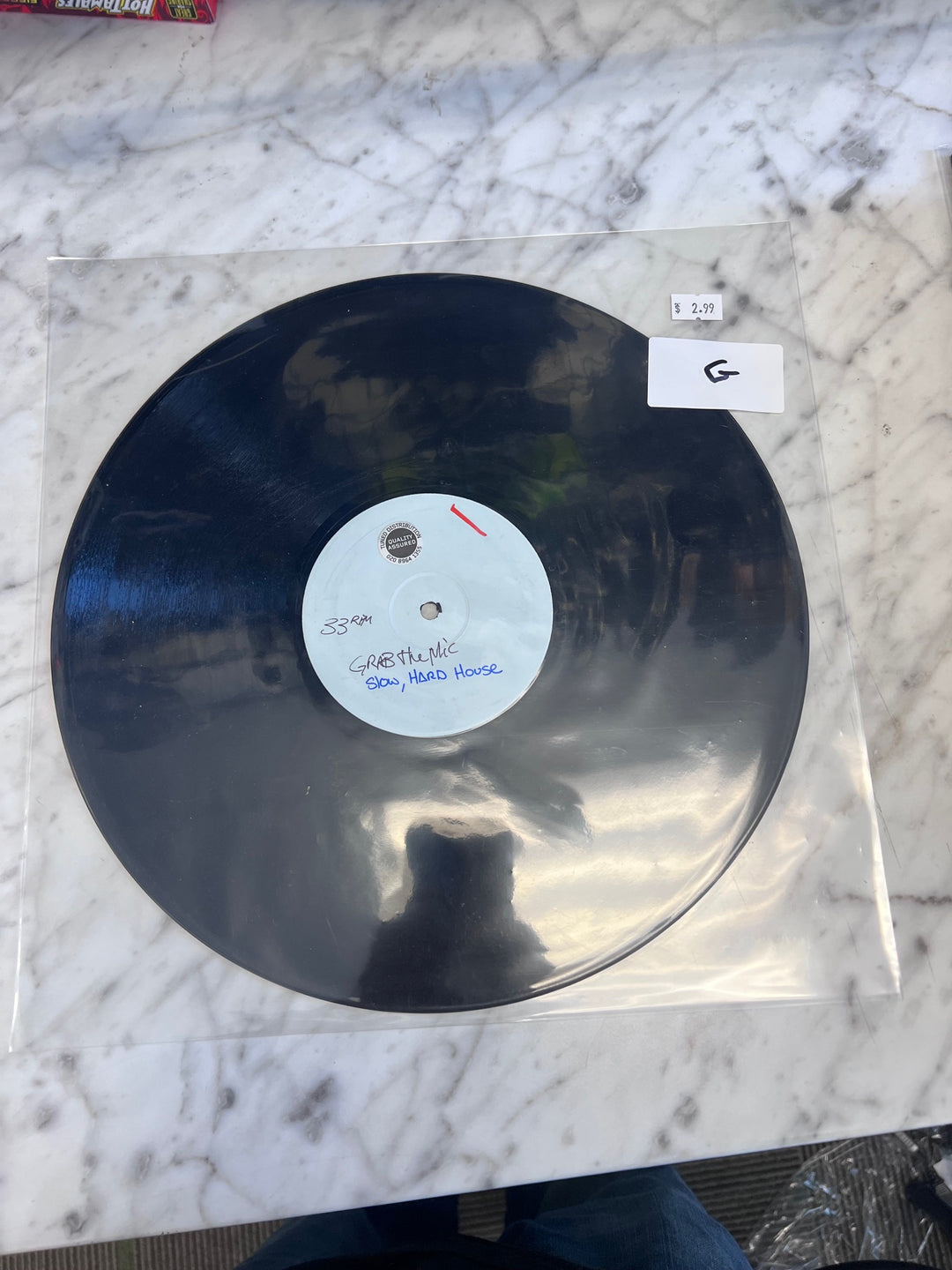 Tuned Distribution - Grab the Mic - Slow, Hard, House (Good) Condition Vinyl Record VR92825