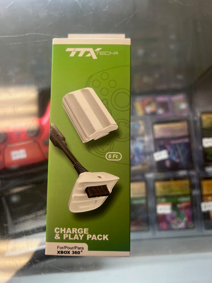 TTX Tech Charge & Play Pack for XBOX 360 NA7125