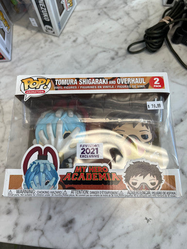 My Hero Academia Tomura Shigaraki And Overhaul Funko Pop 2 Pack