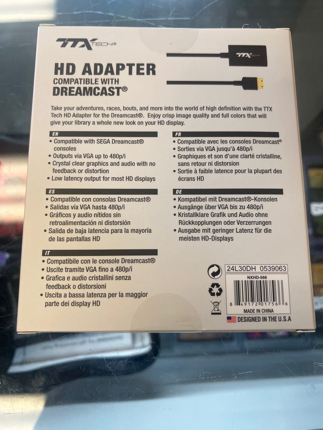 TTX HD HDMI Adapter for Sega Dreamcast NA7125