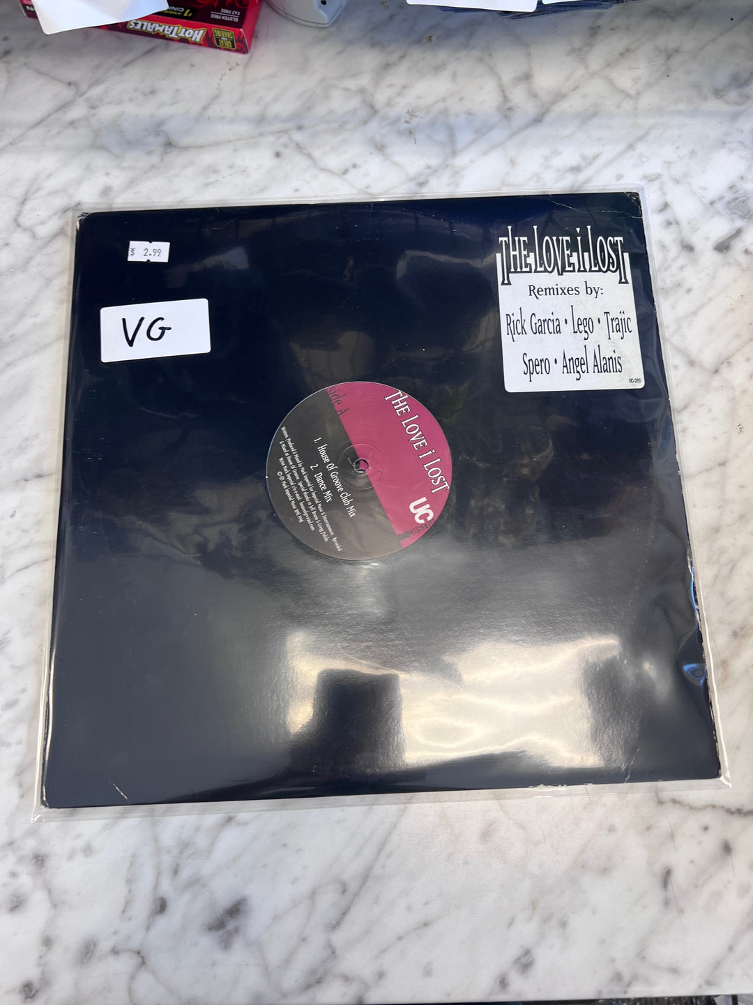 The Love I Lost Remixes - Rick Garcia, Trajic, etc (VG) Condition Vinyl Record VR92825