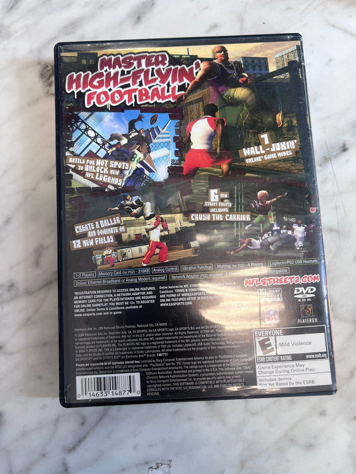NFL Street 2 PS2 Playstation 2 Case & Manual ONLY NO GAME  CO11926