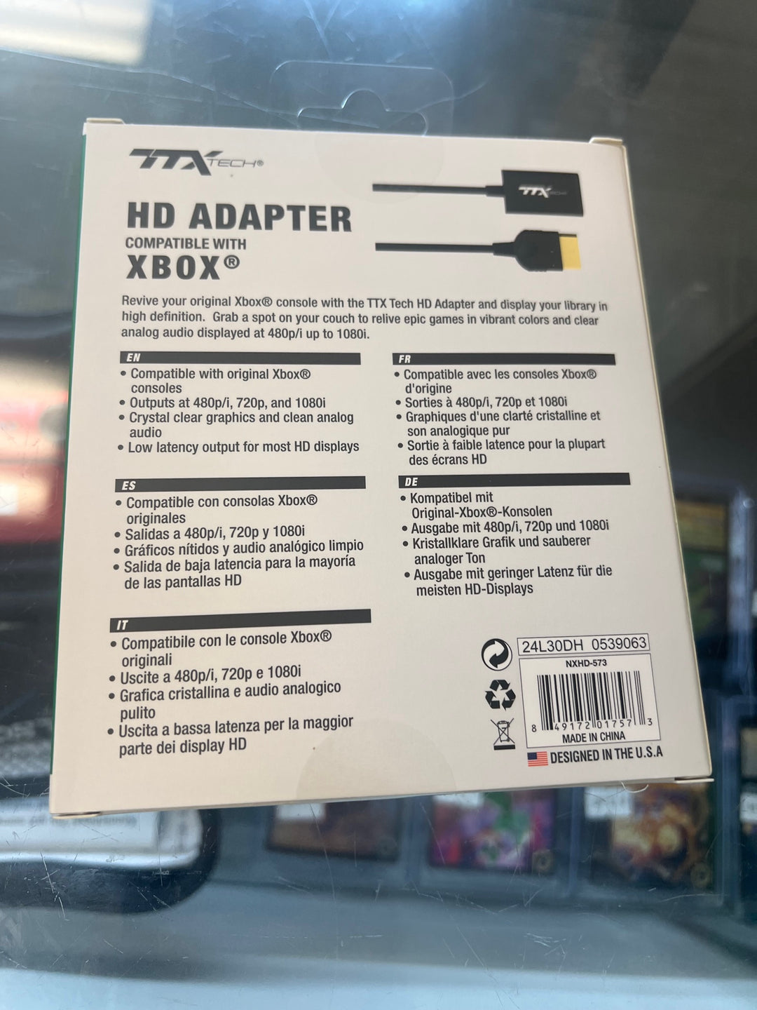 TTX HD HDMI Adapter for Original Xbox NA7125