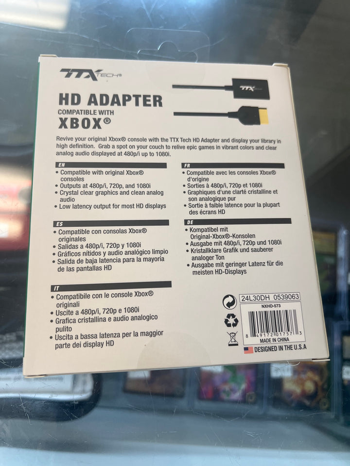 TTX HD HDMI Adapter for Original Xbox NA7125