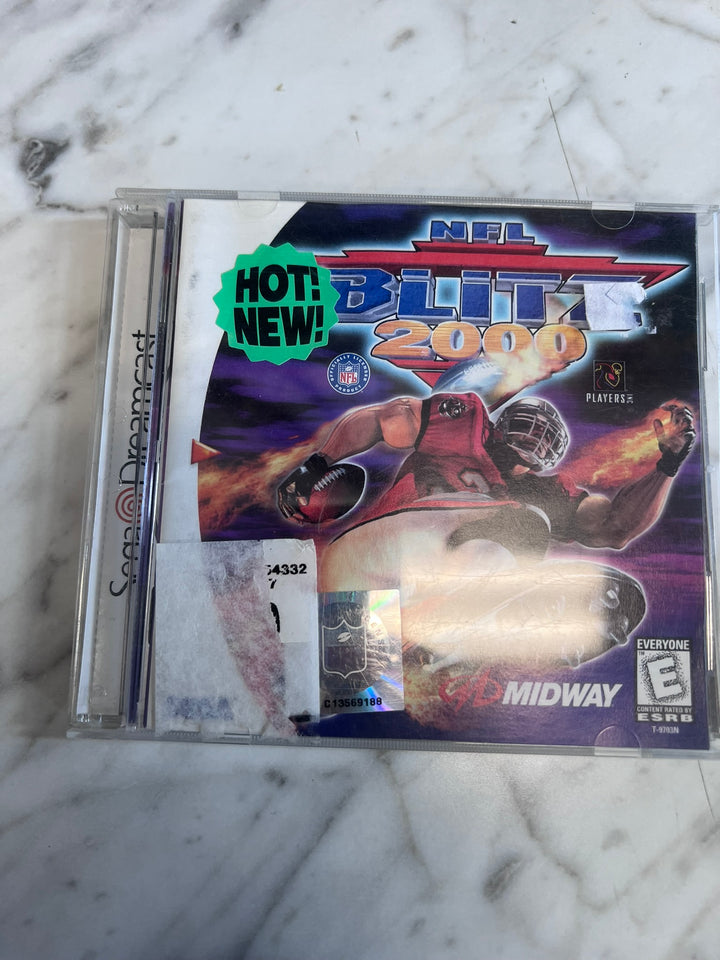 NFL Blitz 2000 Sega Dreamcast Case & Manual ONLY NO GAME  CO11926