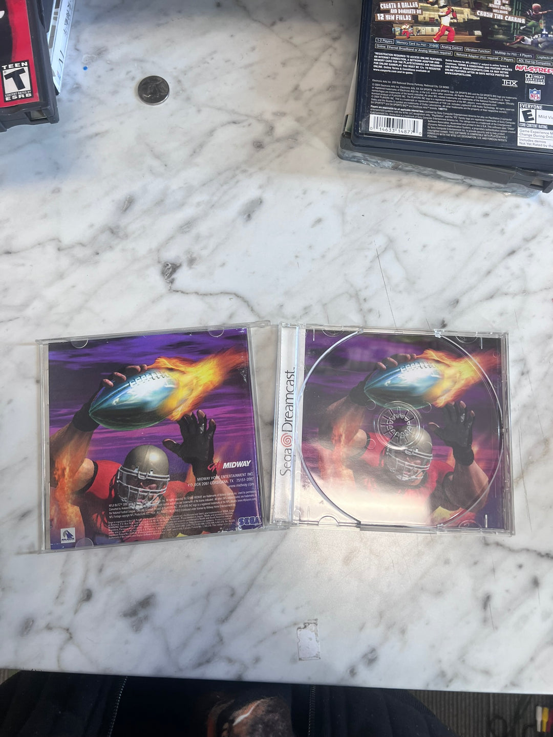 NFL Blitz 2000 Sega Dreamcast Case & Manual ONLY NO GAME  CO11926