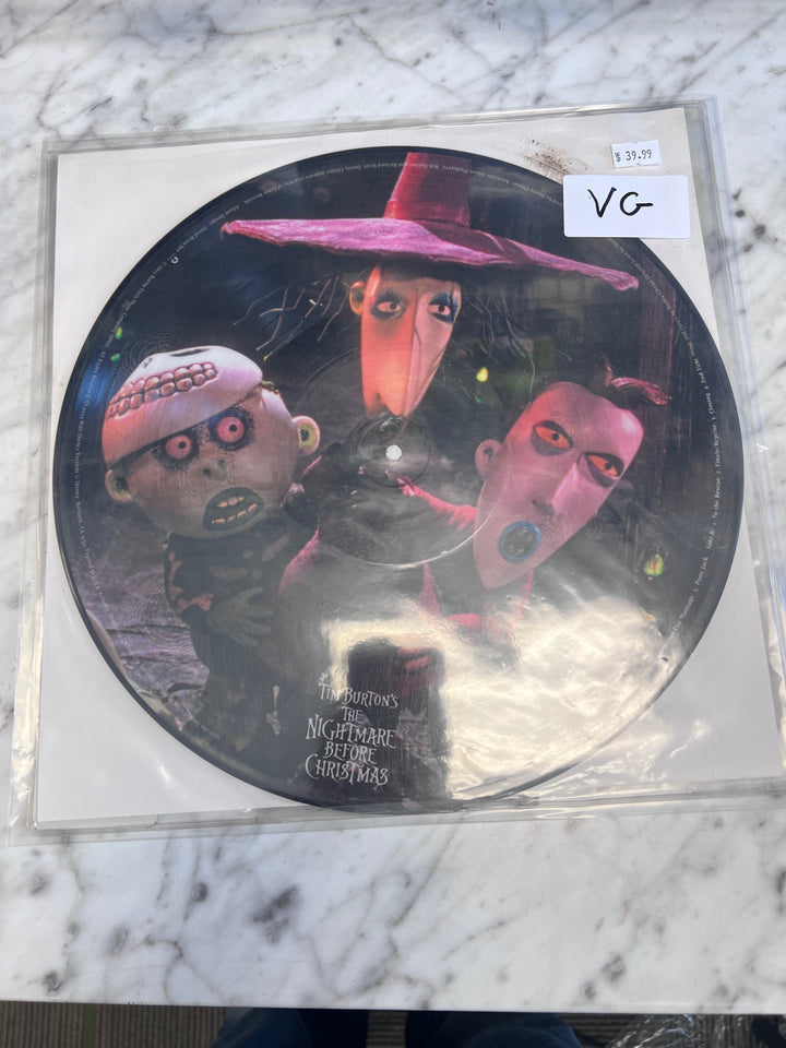 Tim Burton's The Nightmare Before Christmas Picture Disc (VG) Condition Vinyl Record VR92825