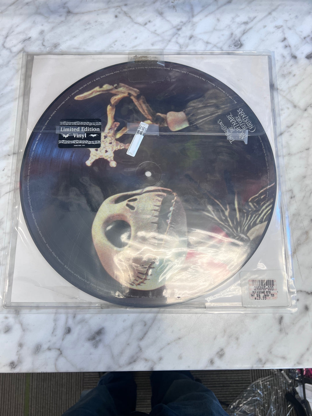 Tim Burton's The Nightmare Before Christmas Picture Disc (VG) Condition Vinyl Record VR92825