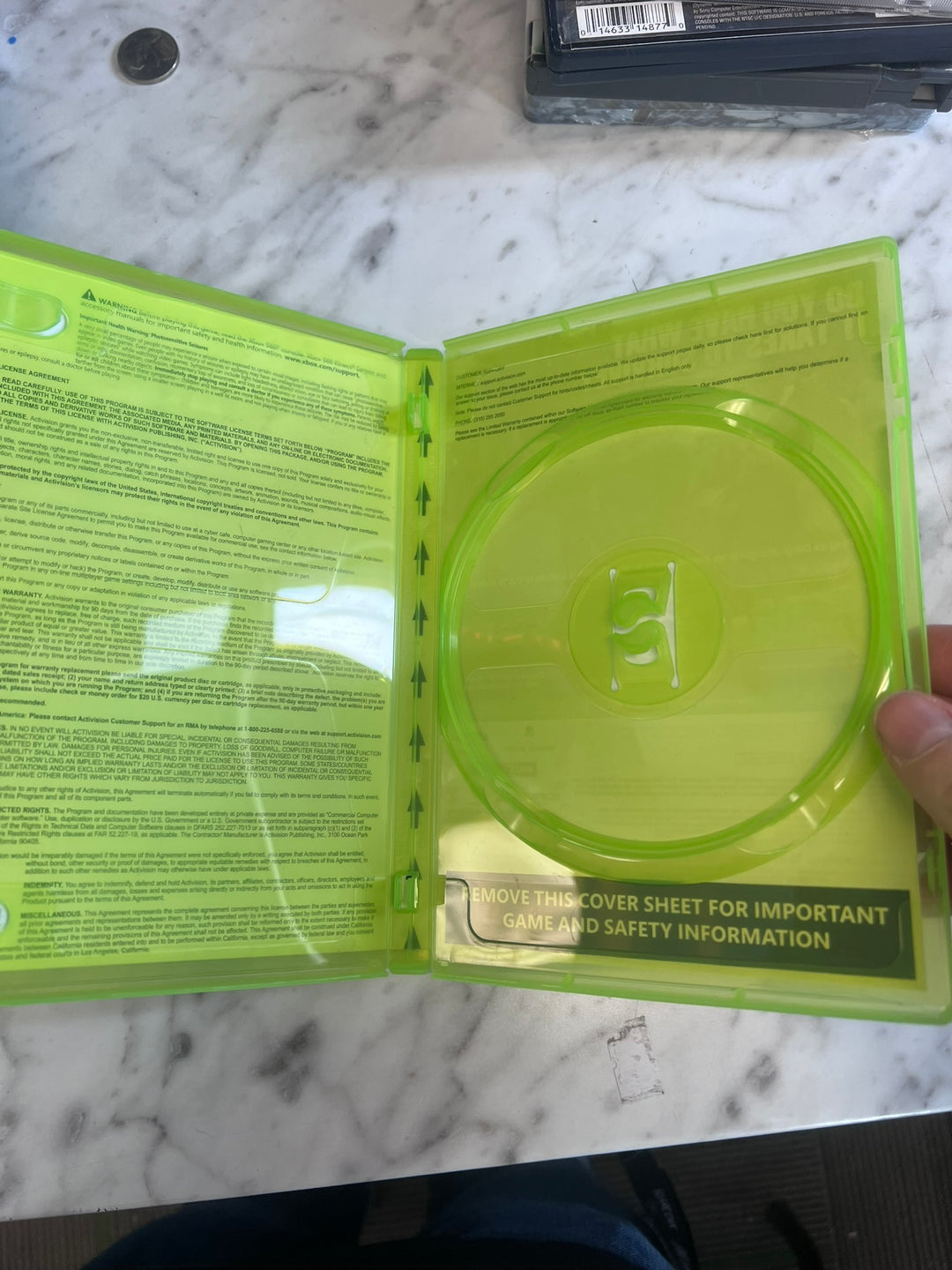 The Walking Dead Survival Instinct Xbox 360 Case ONLY NO GAME  CO11926