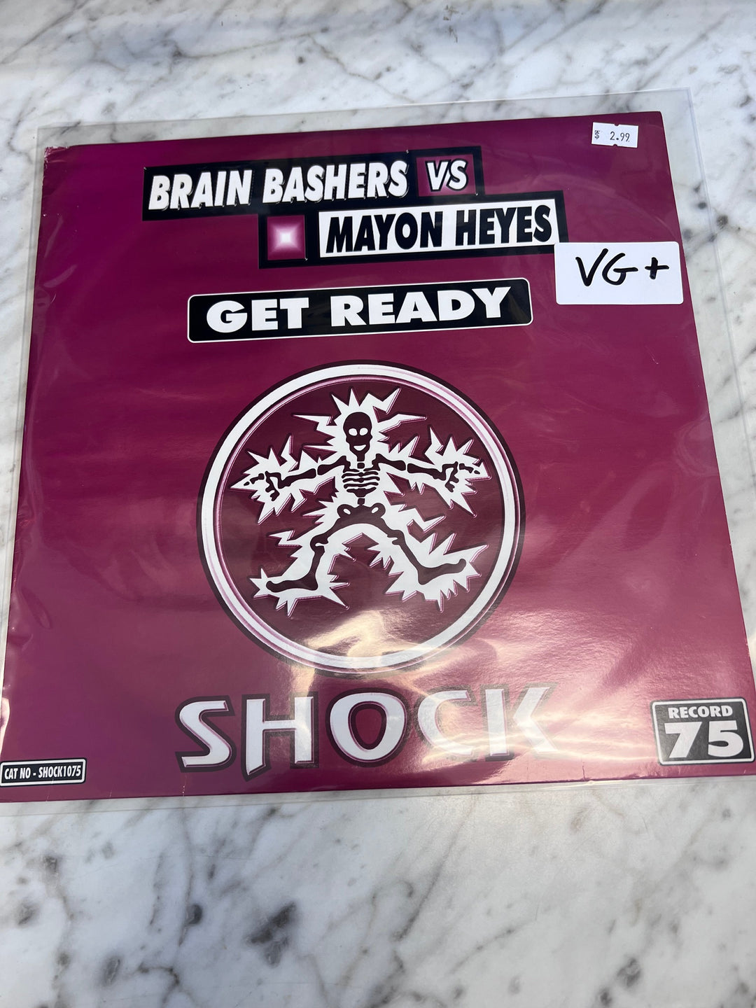Brain Bashers vs Mayon Heyes - Get Ready (VG+) Condition Vinyl Record VR92825