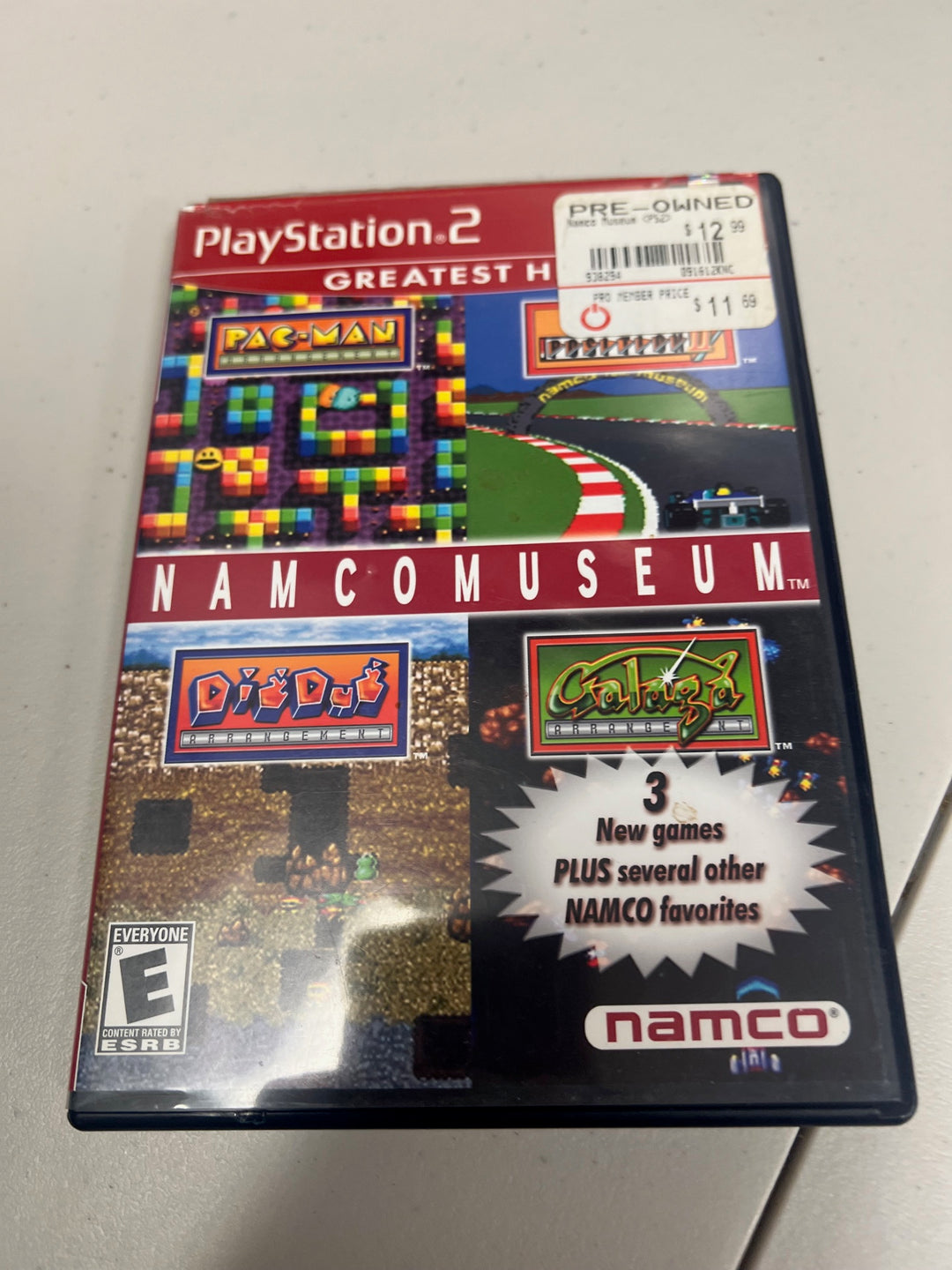 Namco Museum for Playstation 2 PS2 in case. Tested and Working.     DO63024