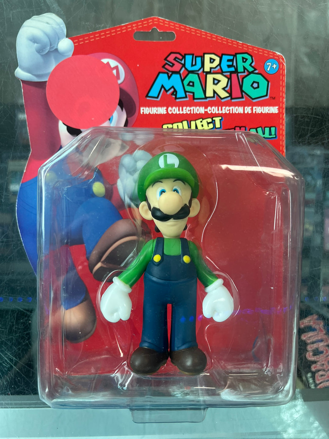 Super Mario "Luigi" 5 inch Figurine Collection Nintendo 2009 NT72226