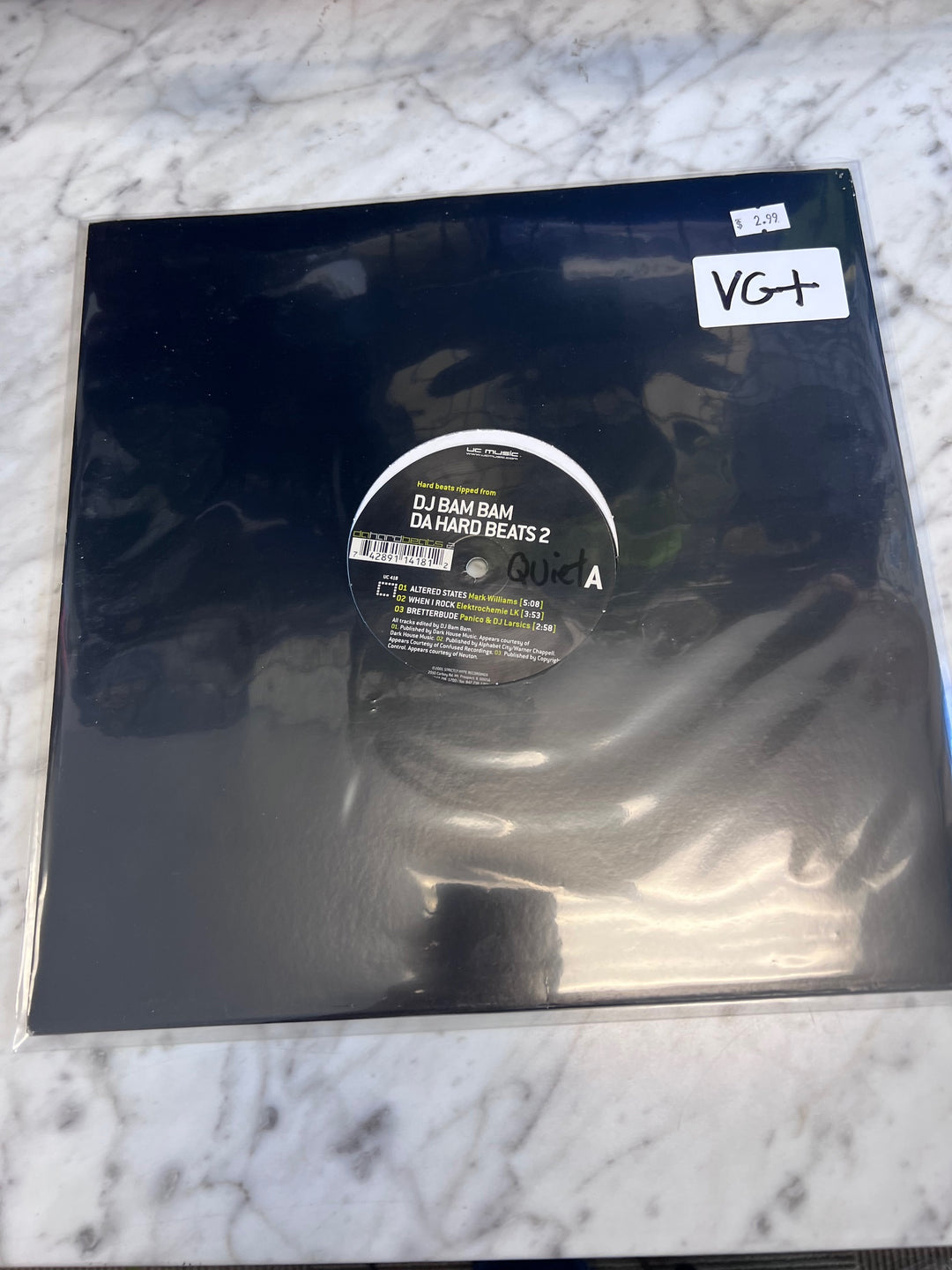 DJ Bam Bam - Da Hard Beats 2 (VG+) Condition Vinyl Record VR92825