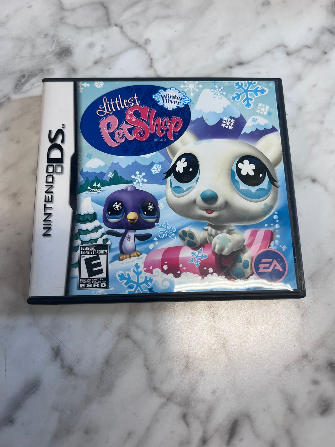The Littlest Pet Shop Winter Hiver Nintendo DS Case and Manual ONLY NO GAME  CO11926