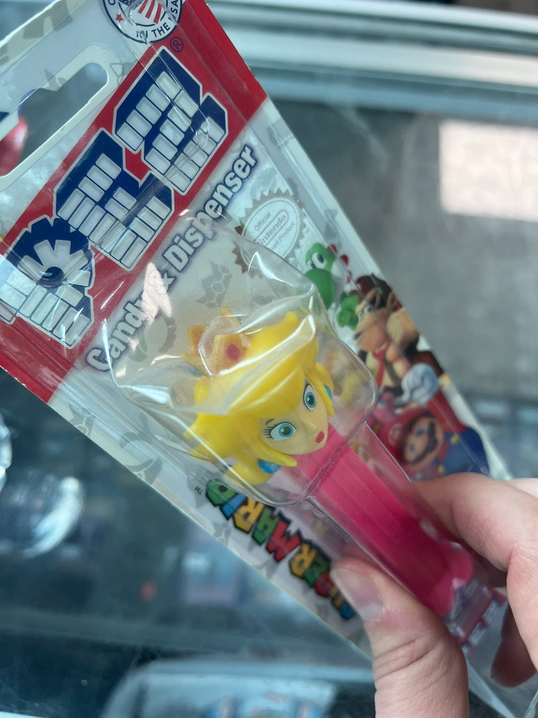 NEW (2017) PEZ Princess Peach from Super Mario Dispenser Nintendo Blister Pack NT72226