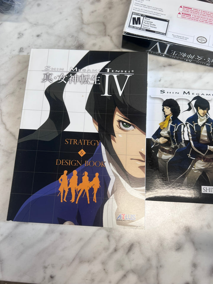 Shin Megami Tensei IV Big Box / Manual / Strategy & Design Book NO GAME  CO11926