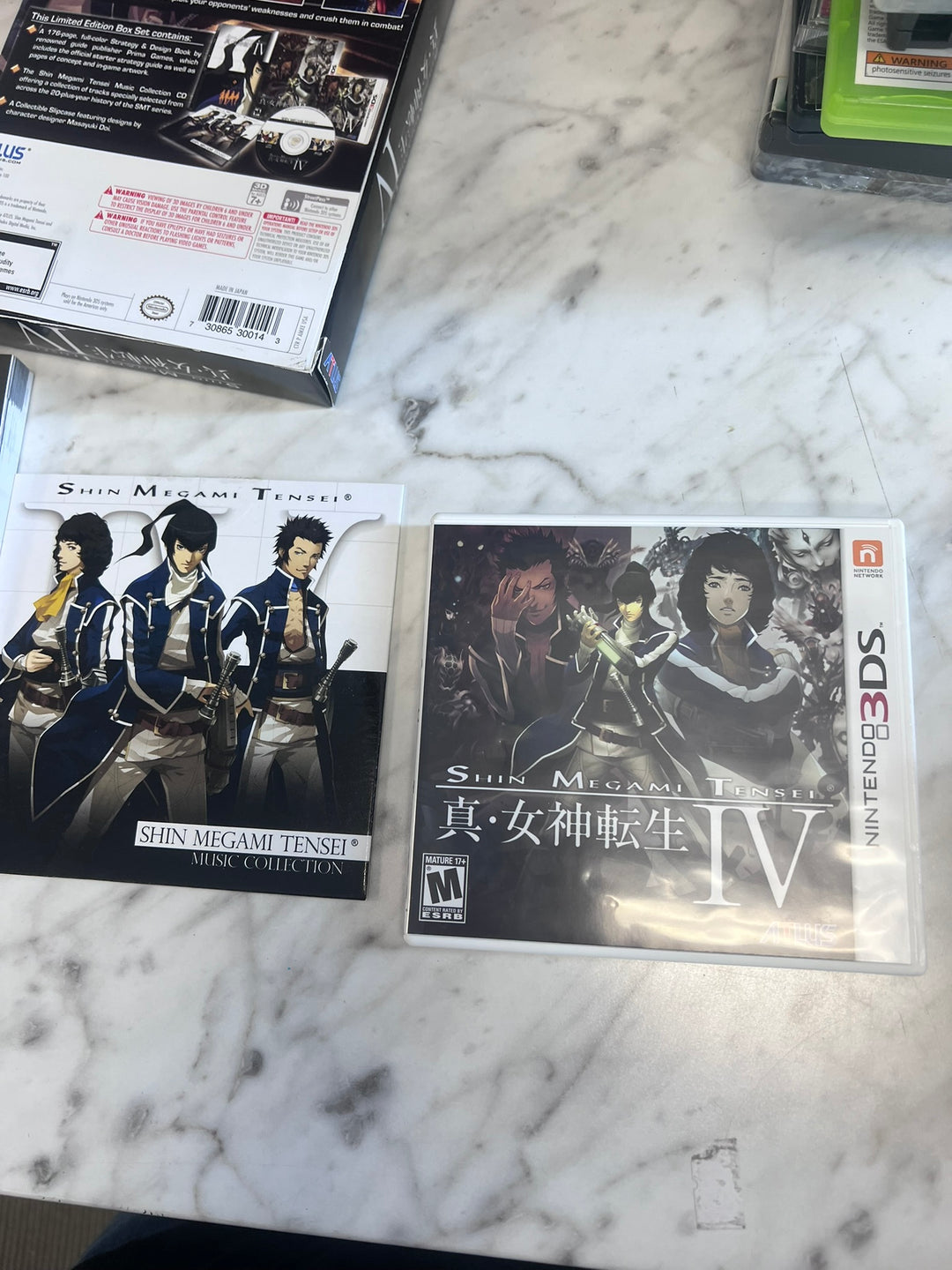 Shin Megami Tensei IV Big Box / Manual / Strategy & Design Book NO GAME  CO11926