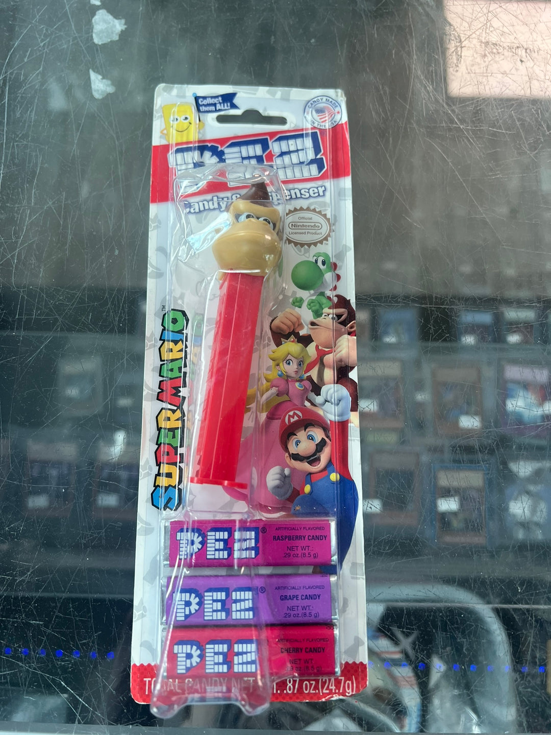NEW (2017) PEZ Donkey Kong from Super Mario Dispenser Nintendo Blister Pack NT72226