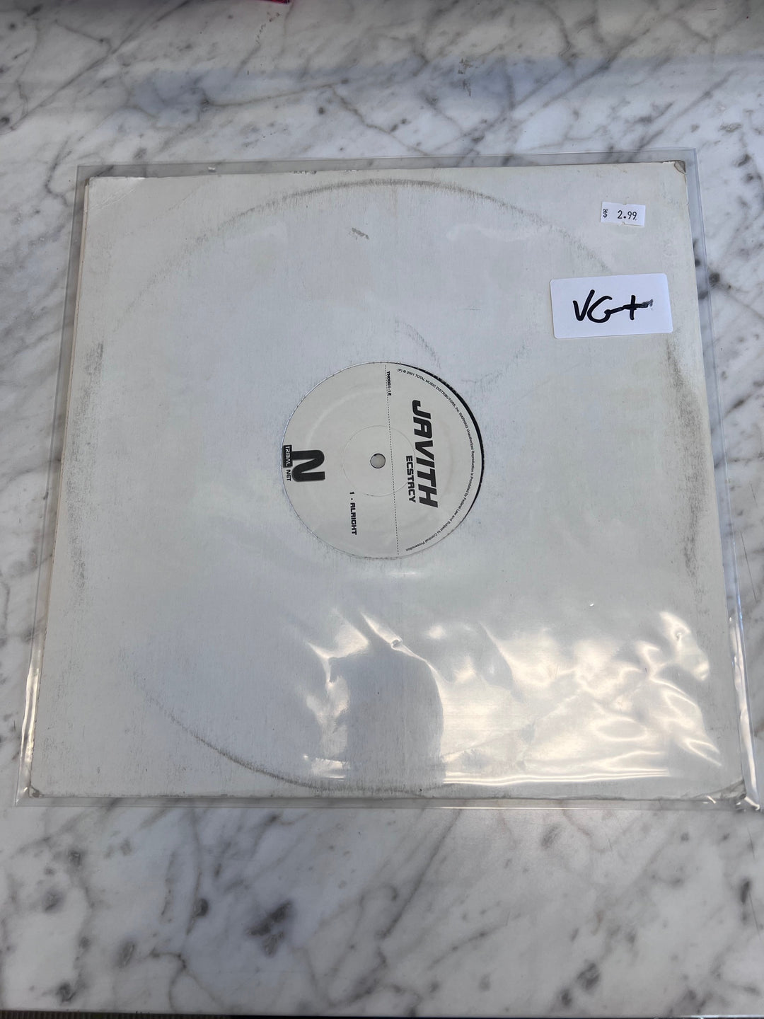 Javith Ecstacy - Alright / Do You Wanna / Working (VG+) Condition Vinyl Record VR92825