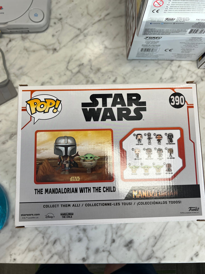 Funko Pop! Moments: Star Wars - The Mandalorian with The Child #390 FP91324