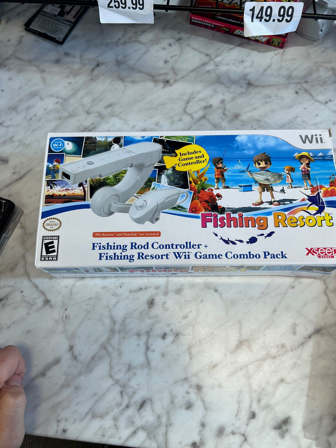 Fishing Resort w/ Rod Controller - Nintendo Wii D92825