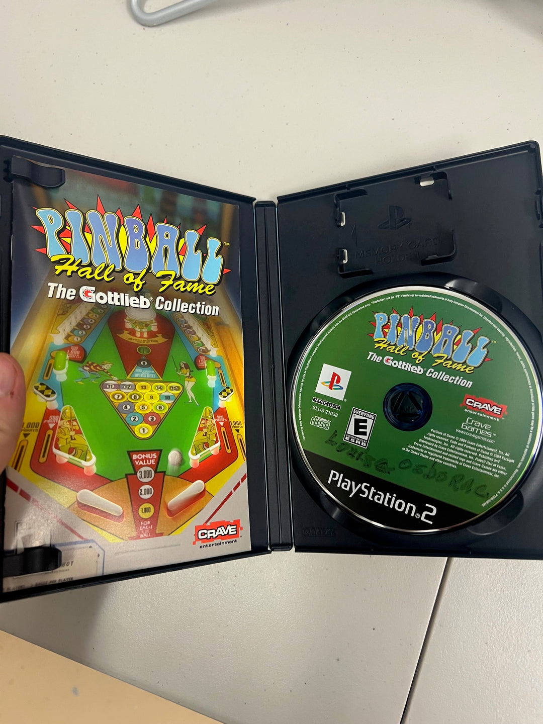 Pinball Hall of Fame for Playstation 2 PS2 in case. Tested and Working.     DO63024