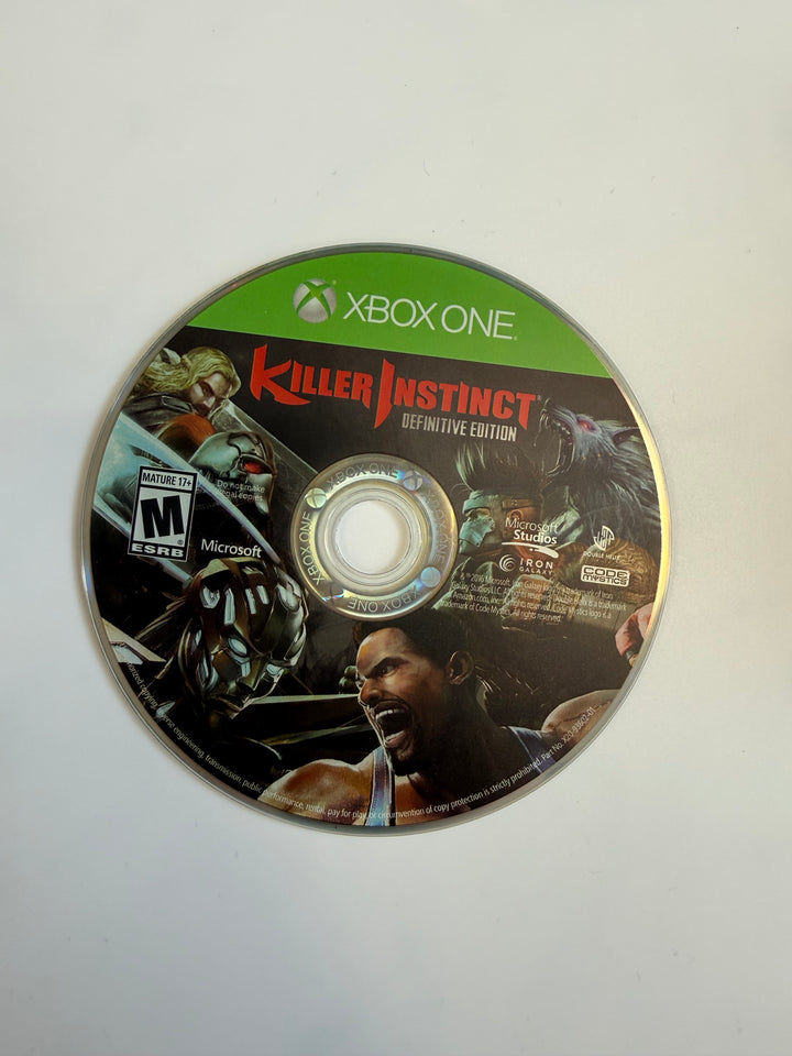 Killer Instinct: Definitive Edition *GAME DISC ONLY & MINOR SCRATCHES* - Xbox One DI8226