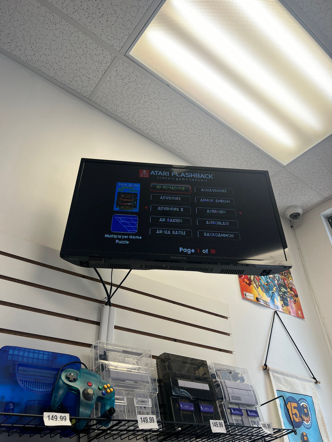 Atari Flashback 5 Classic Game Console + 2 Wireless Joystick Controllers & Cords T7225