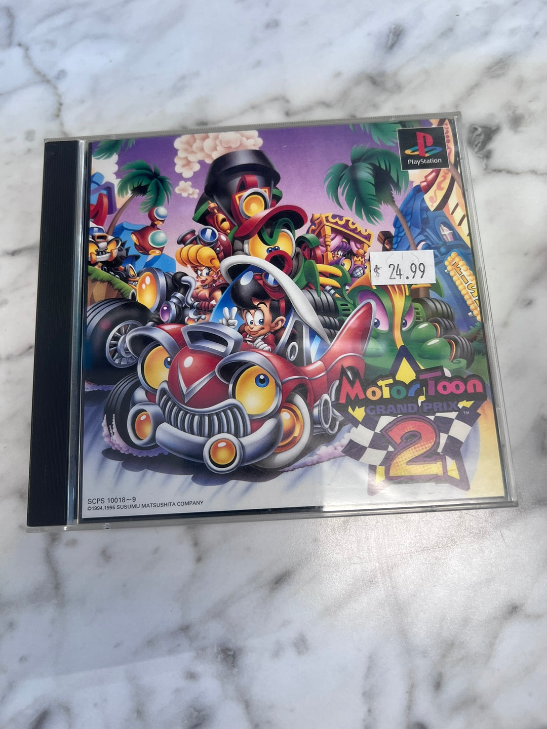 Motor Toon Grand Prix 2 PS1 Playstation JAPANESE IMPORT IMP12026