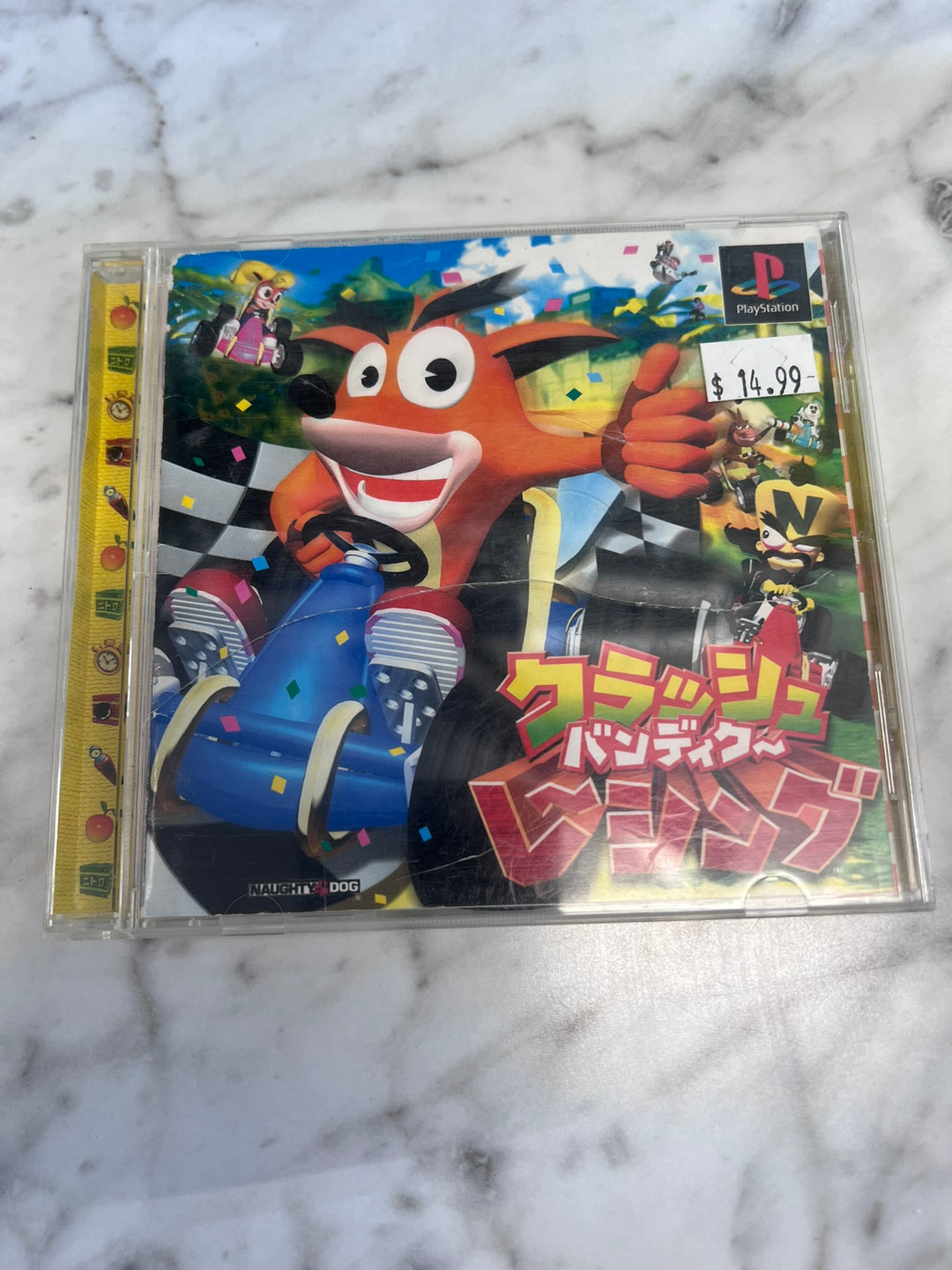 Crash Bandicoot Racing PS1 Playstation JAPANESE IMPORT IMP12026