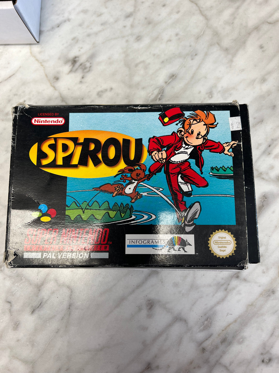 Spirou - Super Famicom (PAL version) Complete in Box CIB  D70124