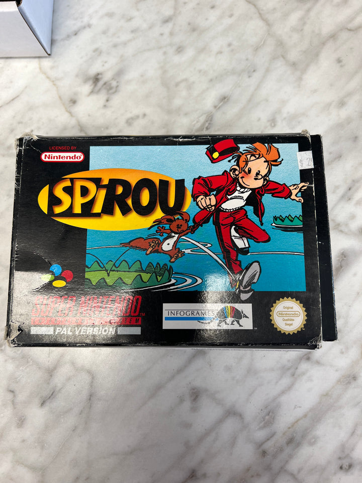 Spirou - Super Famicom (PAL version) Complete in Box CIB  D70124