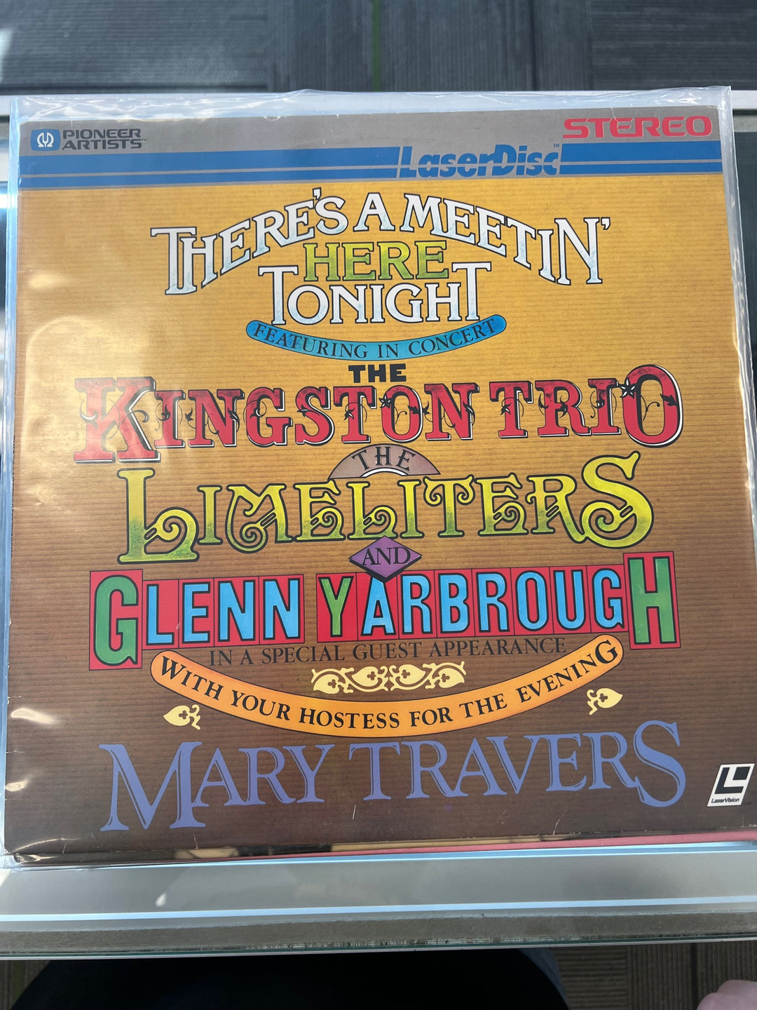 There's A Meetin' Here Tonight Concert Kingston Trio Limeliters Laserdisc   LD121724