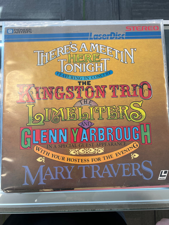There's A Meetin' Here Tonight Concert Kingston Trio Limeliters Laserdisc   LD121724