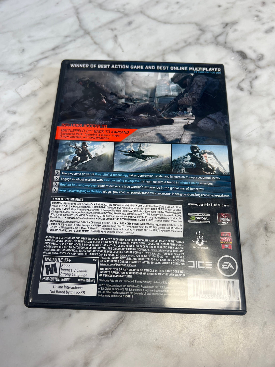 Battlefield 3 Limited Edition Expansion Pack PC PC7225