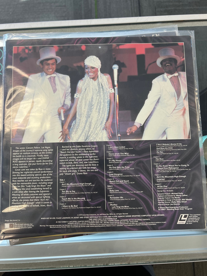 Diana Ross in Concert  Laserdisc   LD121724