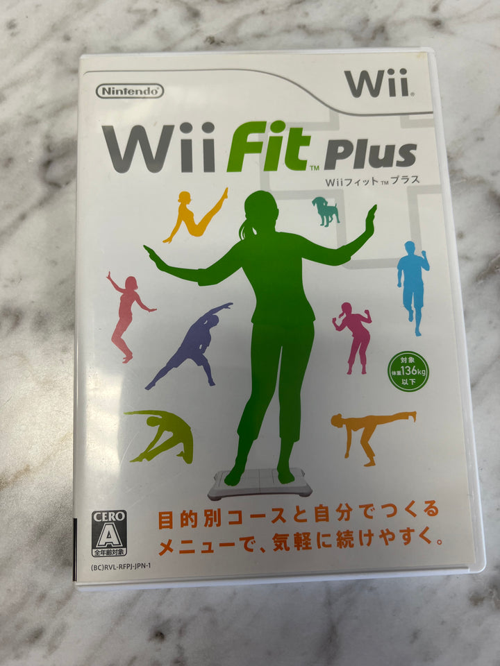 Wii Fit PLUS Nintendo Wii JAPAN JAPANESE JP IMPORT USA SELLER  D70124