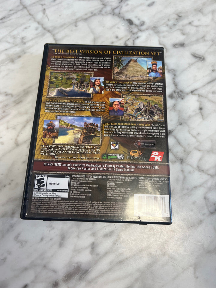 Civilization IV Gold Edition PC PC7225
