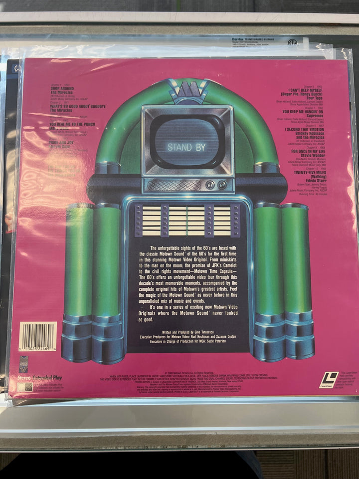 Motown Time Capsule The 60's Laserdisc   LD121724