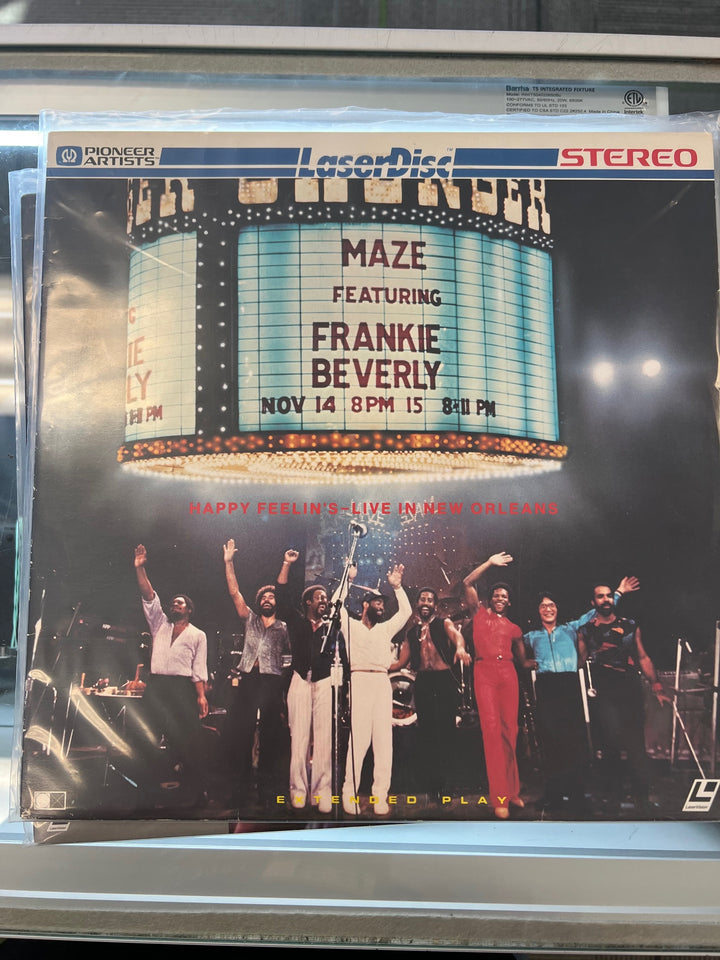 Maze Featuring Frankie Beverly Happy Feelin's Live In Concert Laserdisc   LD121724