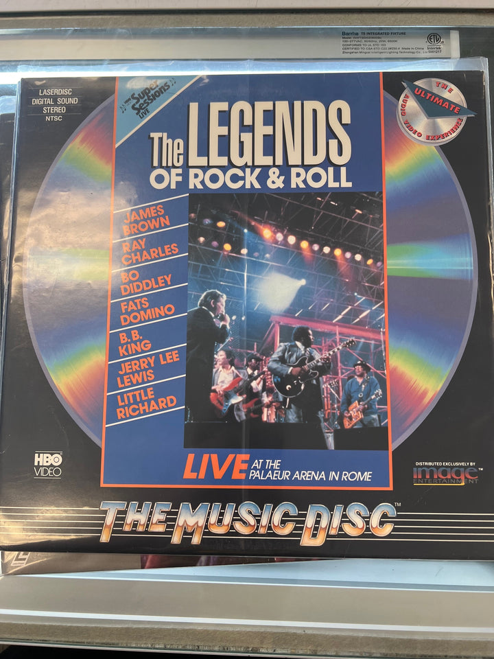 The Legends of Rock & Roll Live (James Brown, Ray Charles, more) Laserdisc   LD121724