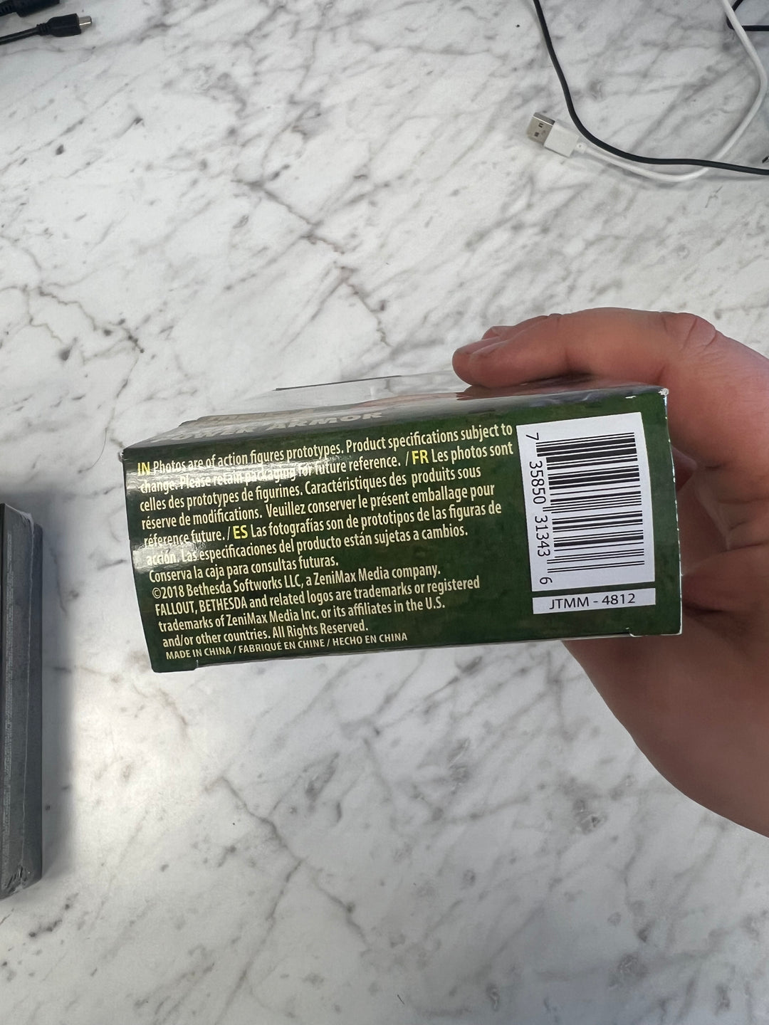 Fallout Mega Merge 4" Figure #06 T-51 Vault-Tec Power Armor 2018 Just Toys  TO121724