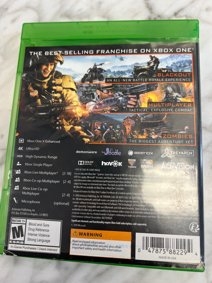 Call of Duty Black Ops 4 IIII Xbox One Used