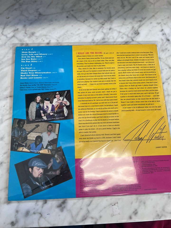 Johnny Winter - 3rd Degree  (NM Condition) Vinyl Record VR12126