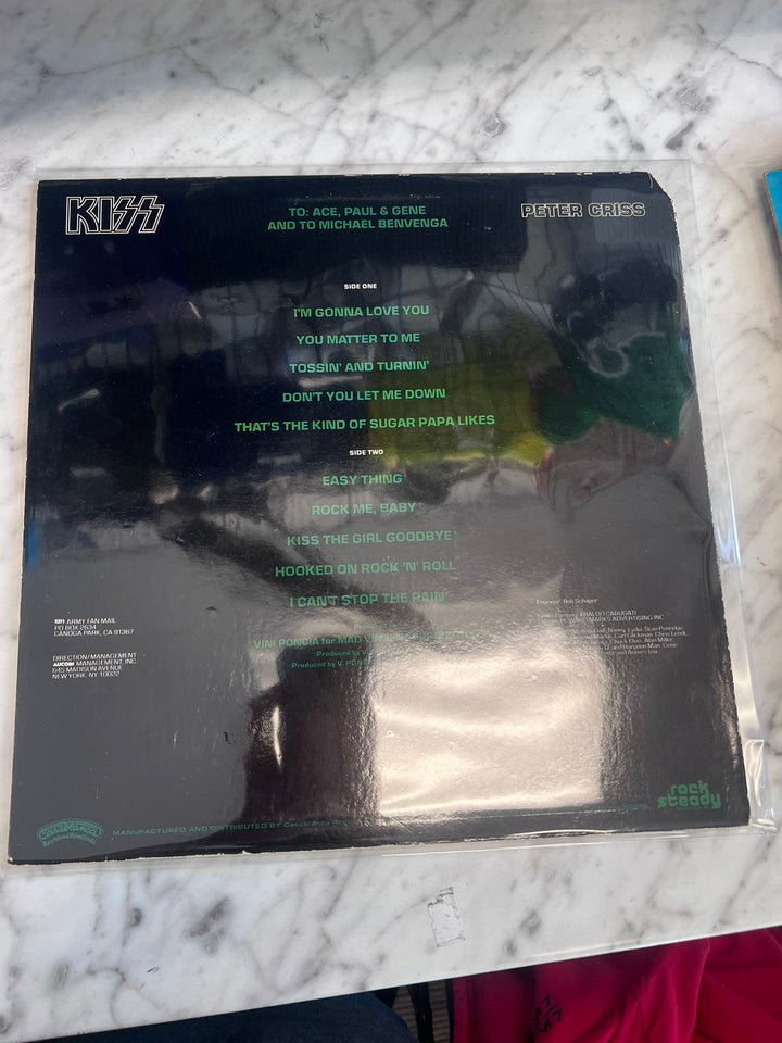 Kiss, Peter Criss  (NM Condition) Vinyl Record VR12126