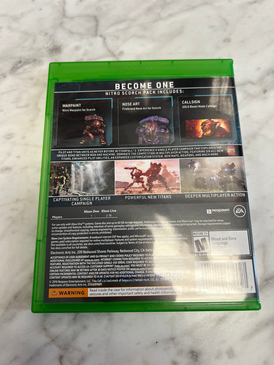 Titanfall 2 Xbox One Complete used