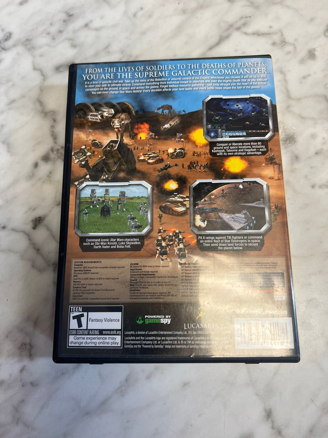 Star Wars Empire at War PC CD-ROM PC7225