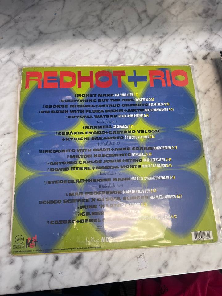 Red Hot + Rio (Various Artists, 1996) (NM Condition) Vinyl Record VR12126