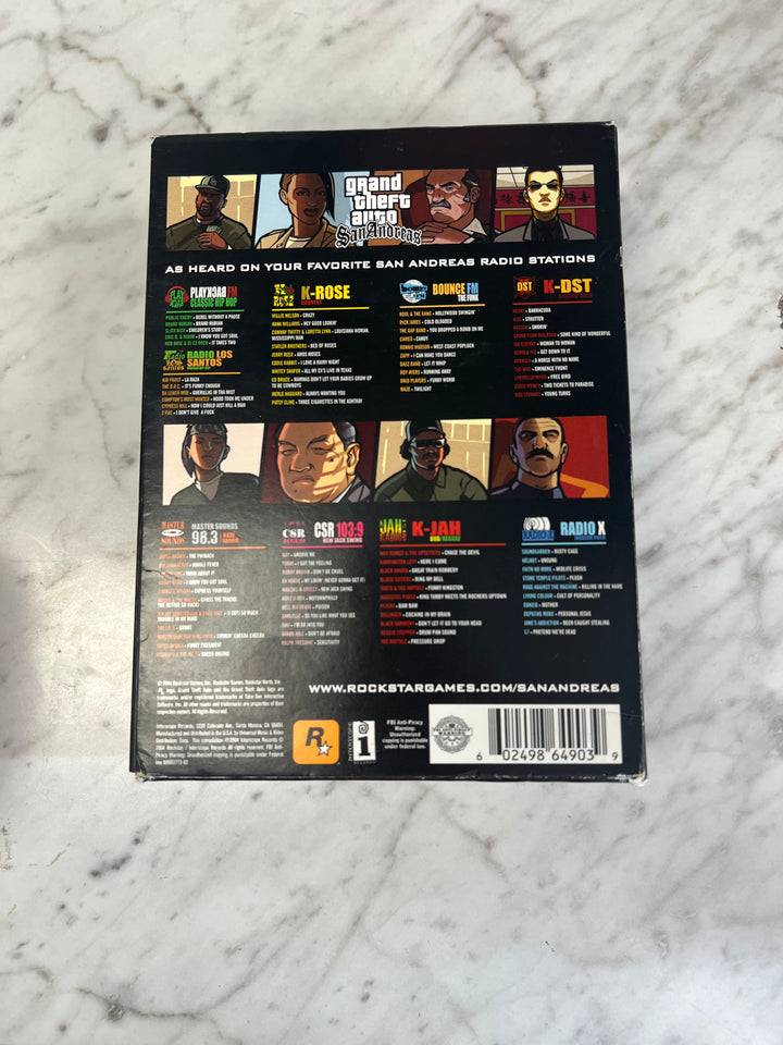 Grand Theft Auto San Andreas Official Soundtrack Box Set  TO121724